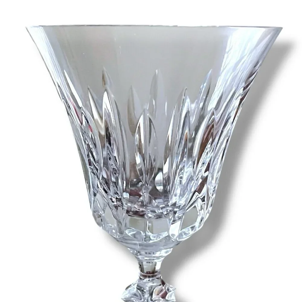 Vintage Spiegelau Eremitage Crystal Wine Glass Set of 2 Glasses 7 1/4